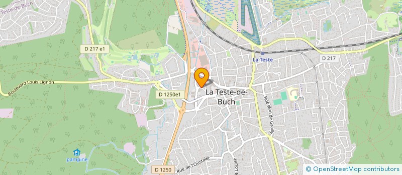 localisation de l'entreprise SCI PYLA 76 à LA TESTE-DE-BUCH