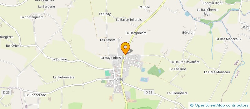 localisation de l'entreprise SCI PYLAS  BILLE