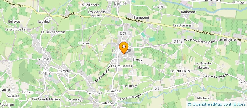 localisation de l'entreprise SCI PYLLIOT  LACENAS