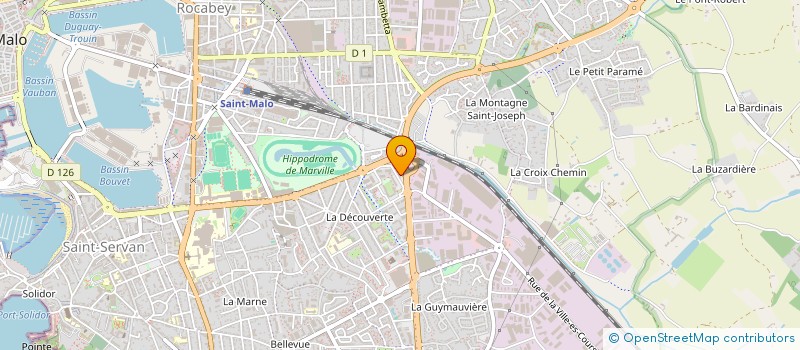 localisation de l'entreprise SCI PYLONE VOLTAIRE  SAINT-MALO