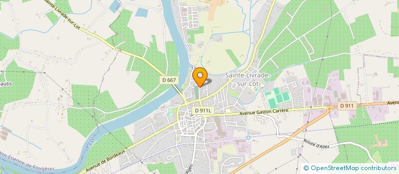 localisation de l'entreprise SCI PYLOU  SAINTE-LIVRADE-SUR-LOT