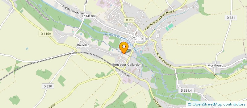 localisation de l'entreprise SCI PYMA à BAILLEAU-ARMENONVILLE
