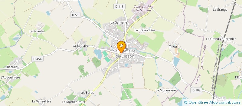 localisation de l'entreprise SCI PYNC  SAINT-HILAIRE-DE-CLISSON