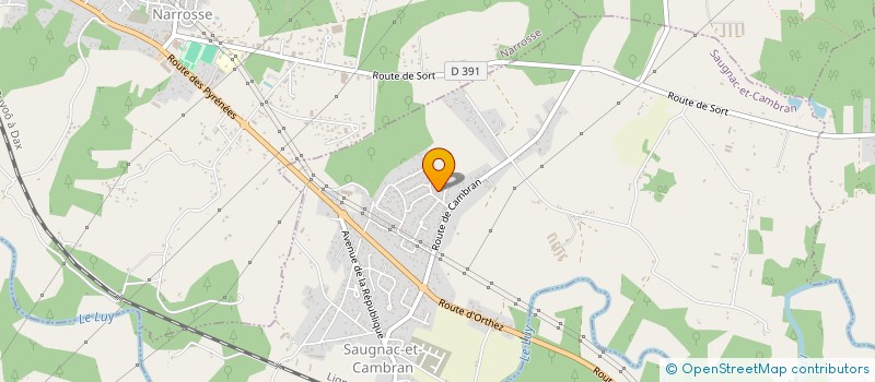 localisation de l'entreprise SCI PYRADOUR  SEYRESSE