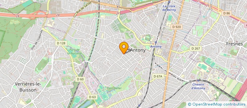localisation de l'entreprise SCI PYRAM à ANTONY