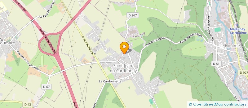 localisation de l'entreprise SCI PYRAM  SAINT-JEAN-DU-CARDONNAY