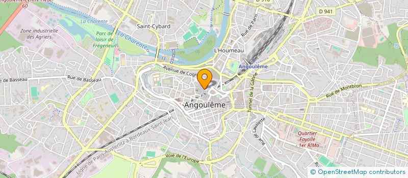 localisation de l'entreprise SCI PYRAMIDE à ANGOULEME