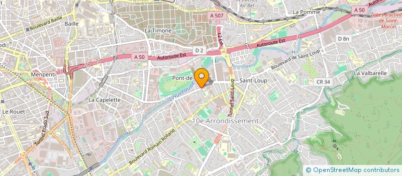 localisation de l'entreprise SCI PYRAMIDE à MARSEILLE