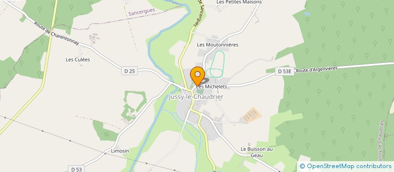 localisation de l'entreprise SCI PYRAMIDE  JUSSY-LE-CHAUDRIER