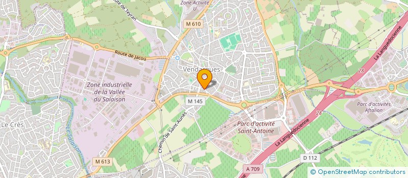 localisation de l'entreprise SCI PYRAMIDE à VENDARGUES