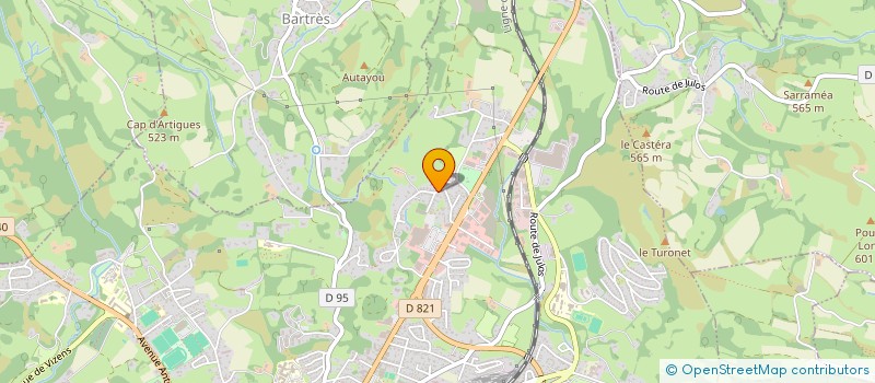 localisation de l'entreprise SCI PYRAMIDE  LOURDES