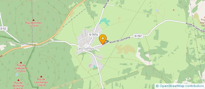 localisation de l'entreprise SCI PYRAMIDE  SAINT-GENES-CHAMPANELLE