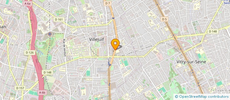 localisation de l'entreprise SCI PYRAMIDE 7 à VILLEJUIF