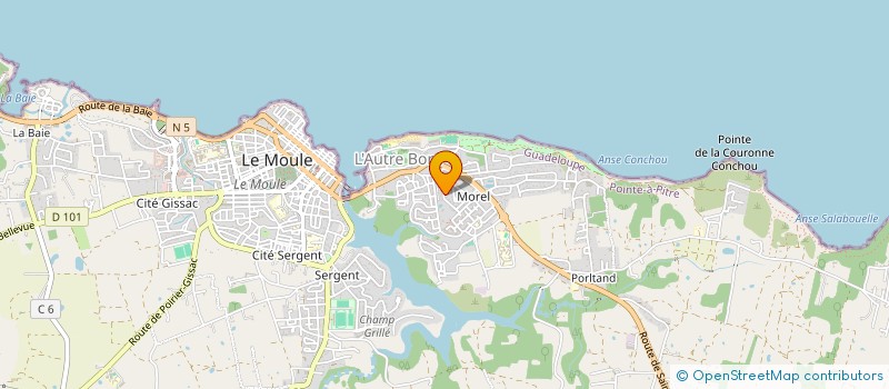 localisation de l'entreprise SCI PYRAMIDE à LE MOULE