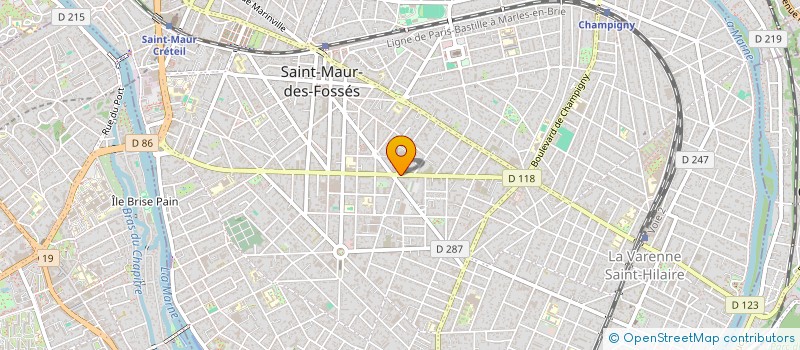 localisation de l'entreprise SCI PYRAMIDE GLK  SAINT-MAUR-DES-FOSSES