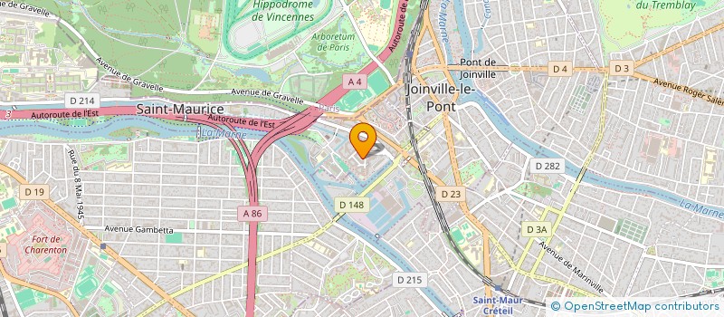 localisation de l'entreprise SCI PYRAMIDE INVEST à SAINT-MAURICE