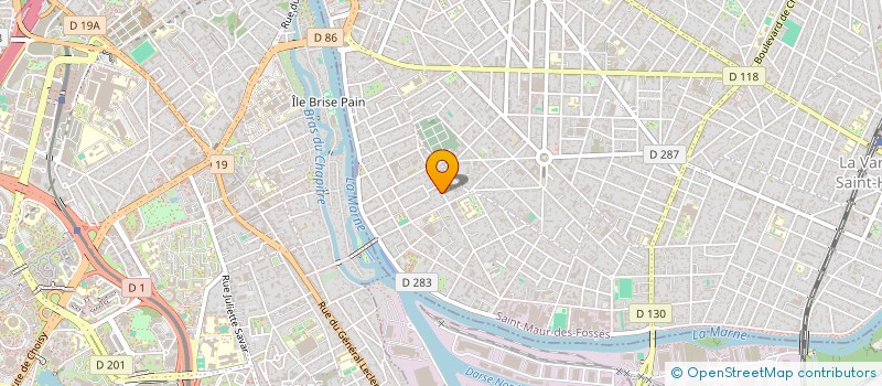 localisation de l'entreprise SCI PYRAMIDE V à SAINT-MAUR-DES-FOSSES