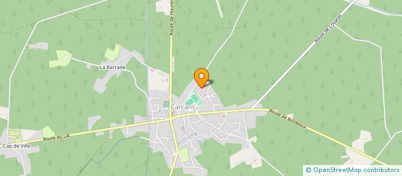 localisation de l'entreprise SCI PYRAUG  CARCANS