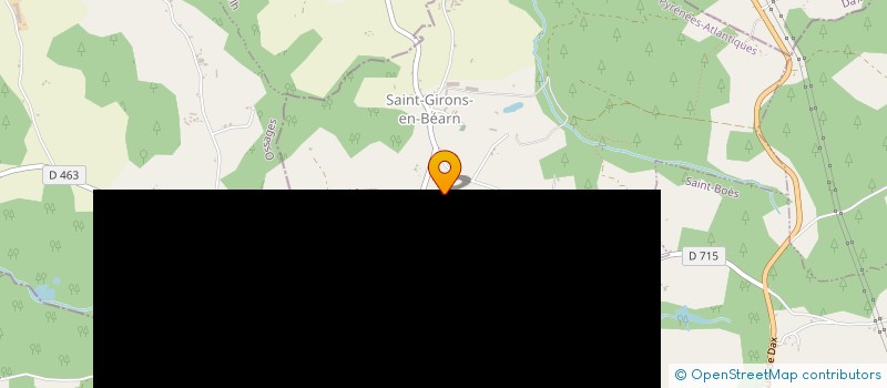 localisation de l'entreprise SCI PYRENEA  SAINT-GIRONS-EN-BEARN