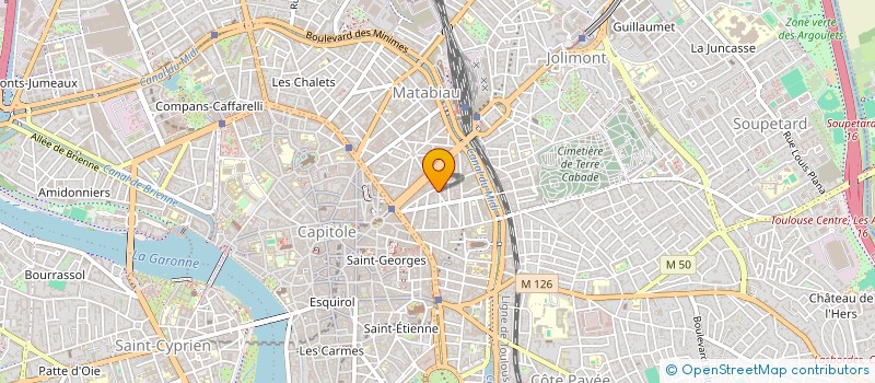 localisation de l'entreprise SCI PYRENEENNE à TOULOUSE