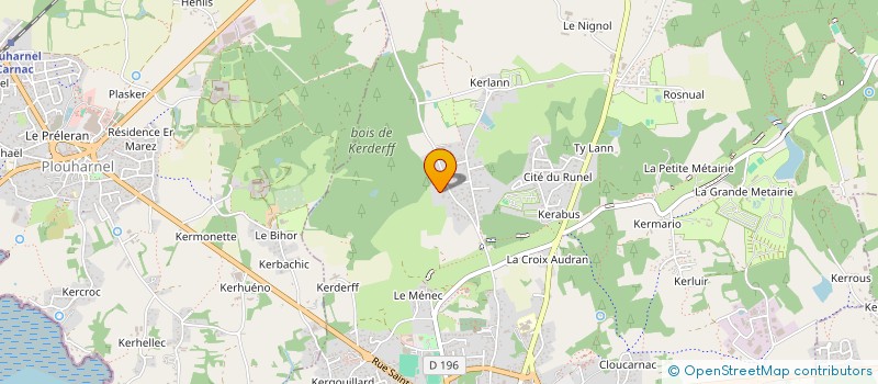 localisation de l'entreprise SCI PYRENEES  CARNAC