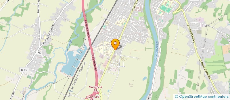 localisation de l'entreprise SCI PYRENEES  MURET