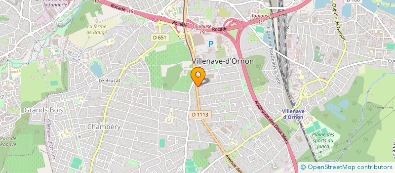 localisation de l'entreprise SCI PYRENEES 66 à VILLENAVE-D'ORNON