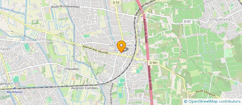 localisation de l'entreprise SCI PYRENEES  MORIERES-LES-AVIGNON