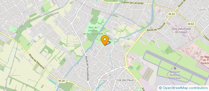 localisation de l'entreprise SCI PYRENEES IMMO JFRW  CUGNAUX