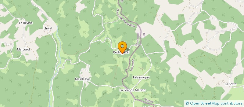 localisation de l'entreprise SCI PYRENEES PERIGORD  BORREZE