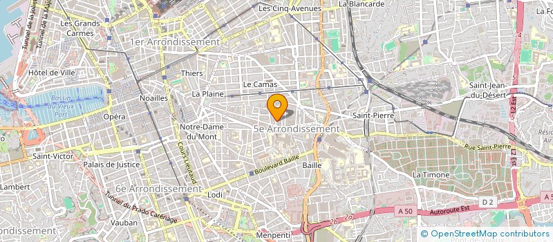 localisation de l'entreprise SCI PYTHEAS à MARSEILLE