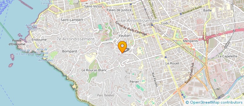 localisation de l'entreprise SCI PYTHEAS à MARSEILLE
