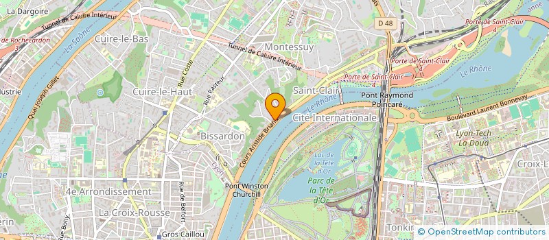 localisation de l'entreprise SCI PYTHEOS  CALUIRE-ET-CUIRE