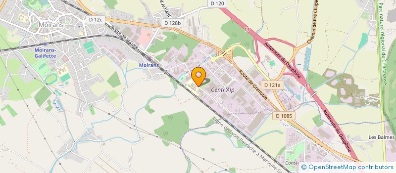 localisation de l'entreprise SCI PYXIMM  MOIRANS