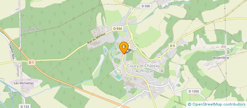 localisation de l'entreprise SCI Q L P IMMOBILIER  COUCY-LE-CHATEAU-AUFFRIQUE