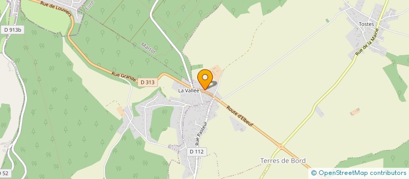 localisation de l'entreprise SCI Q.P.  MARTOT