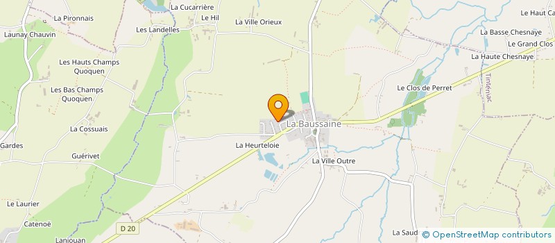 localisation de l'entreprise SCI Q.S. IMMOBILIER  LA BAUSSAINE