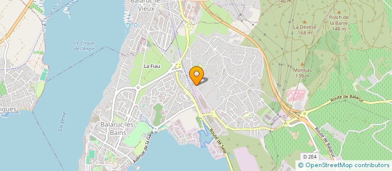 localisation de l'entreprise SCI Q VIGNAIS INGLAVAGA  BALARUC-LES-BAINS