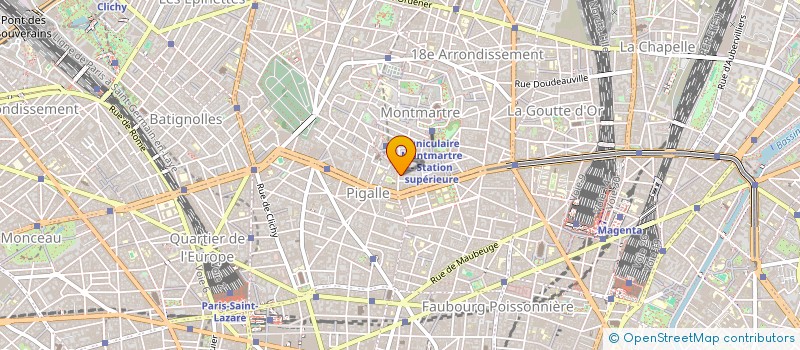 localisation de l'entreprise SCI Q3B  PARIS