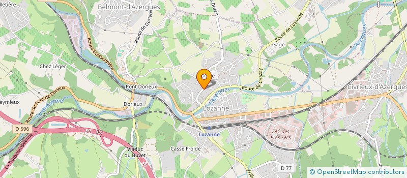 localisation de l'entreprise SCI QALPI  LOZANNE