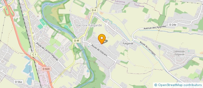 localisation de l'entreprise SCI QAPN  LACROIX-FALGARDE