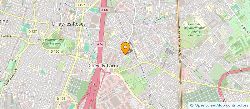 localisation de l'entreprise SCI QARYS  CHEVILLY-LARUE