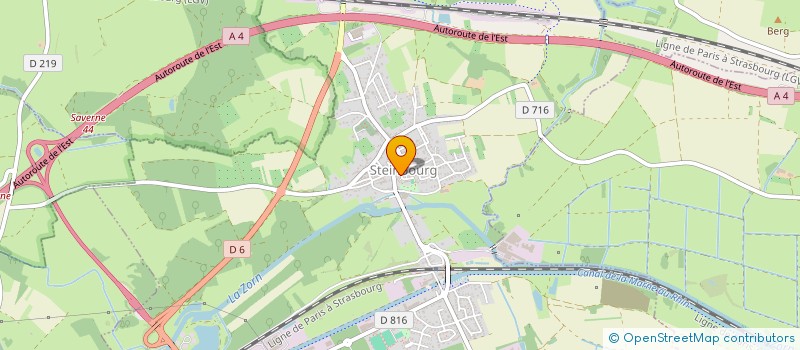 localisation de l'entreprise SCI QAYLA  STEINBOURG