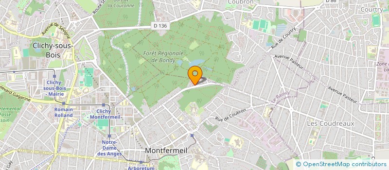 localisation de l'entreprise SCI QAYYIM à MONTFERMEIL