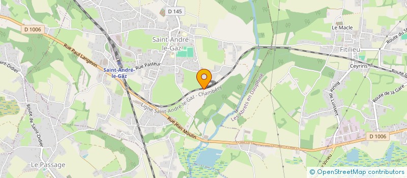 localisation de l'entreprise SCI QBSI  SAINT-ANDRE-LE-GAZ