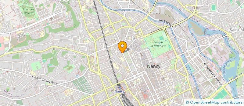 localisation de l'entreprise SCI QC 2001  NANCY