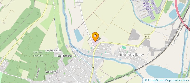 localisation de l'entreprise SCI QCENTER BORDEAUX  ISLES-LES-VILLENOY