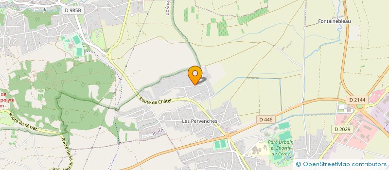 localisation de l'entreprise SCI QCM  RIOM