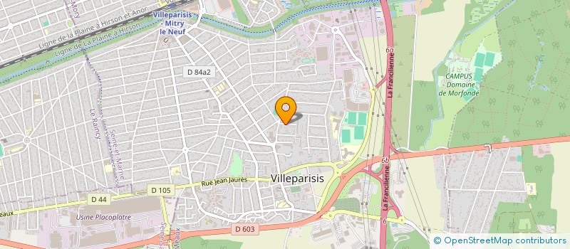 localisation de l'entreprise SCI QCP  VILLEPARISIS