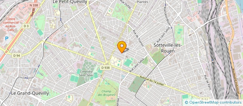 localisation de l'entreprise SCI QCR IMMOBILIER  SOTTEVILLE-LES-ROUEN